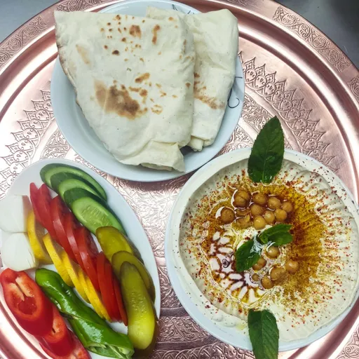 وجبة حمص طحينة اكسترا